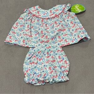 Classic Whimsy floral bloomer set